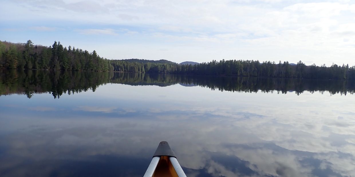 Canoeing in the Saranac Lake area