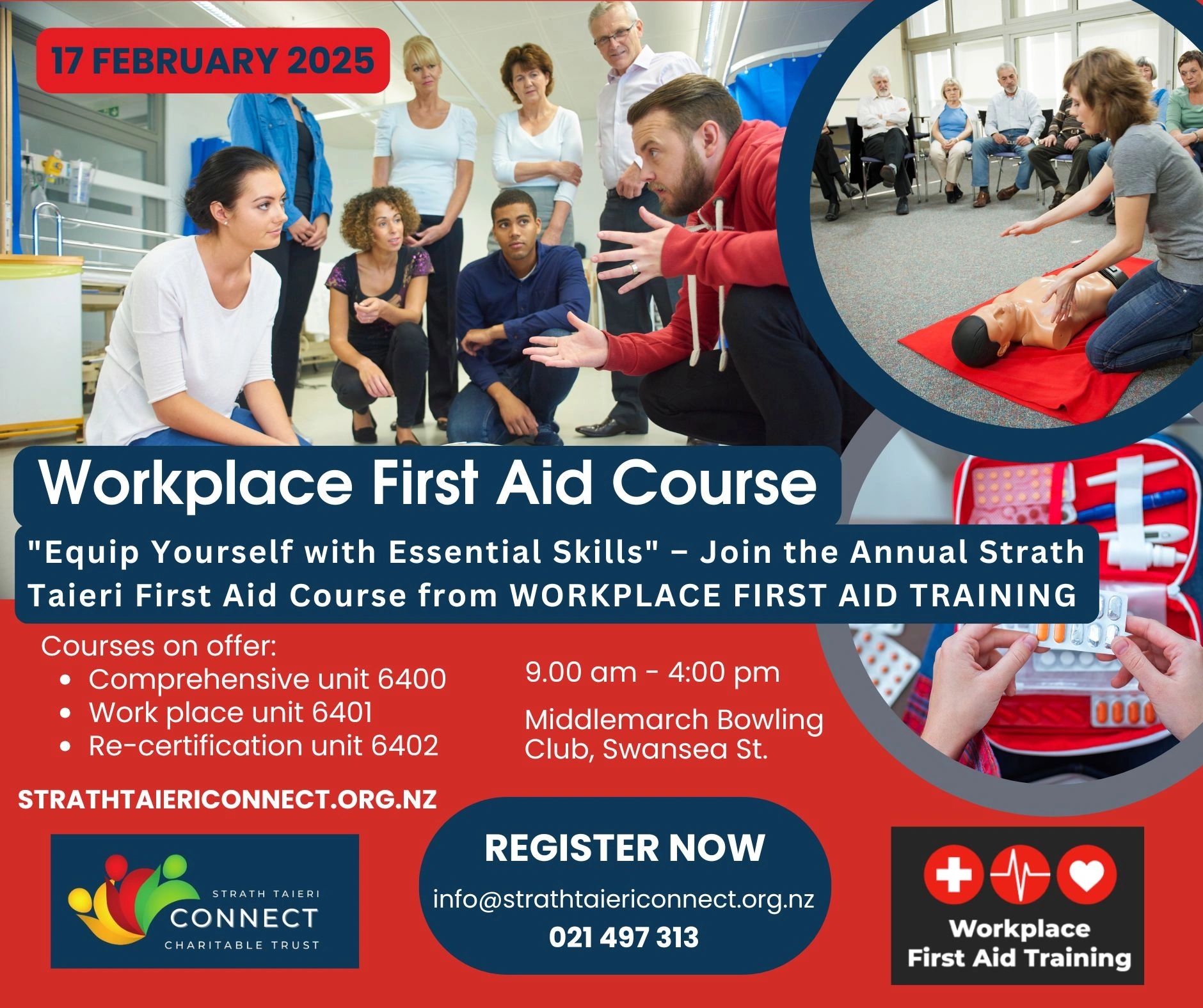 Annual Community First Aid Course - 17 Feb 25