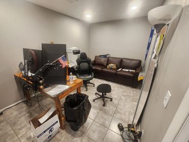 painted office