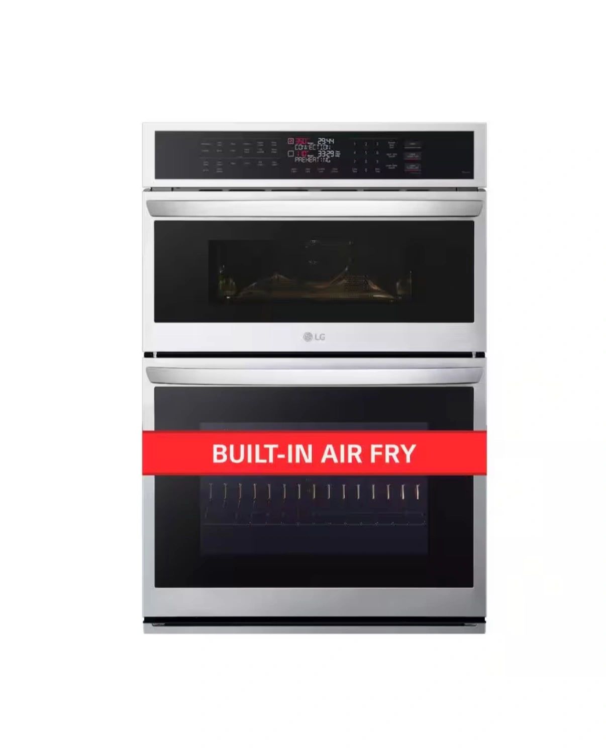 LG 6.4 cu. ft. Smart Combi Wall Oven with Fan Convection, Air Fry in PrintProof Stainless Steel