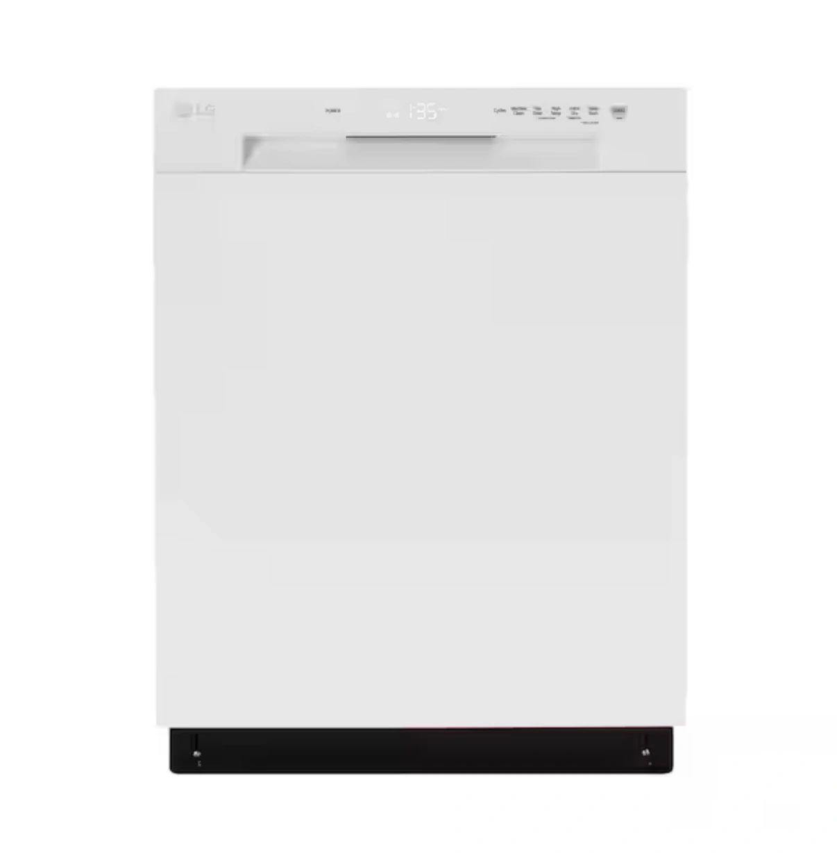 LG 24 in. White Front Control Dishwasher with Stainless Steel Tub and SenseClean – view 1