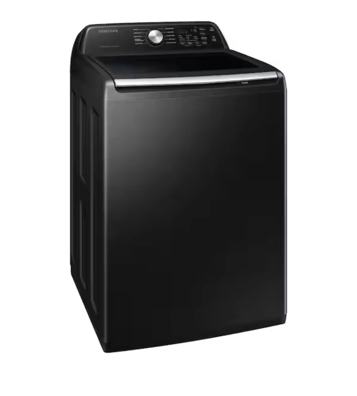 Samsung 4.7 cu. ft. High-Efficiency Large Capacity Smart Top Load Washer in Brushed Black with Impeller and Active WaterJet – view 1