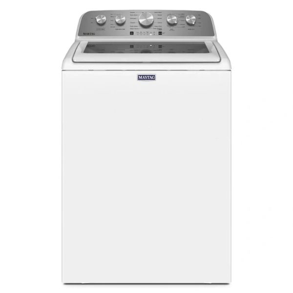 Maytag 4.8-cu ft High Efficiency Impeller Top-Load Washer (White) – view 1