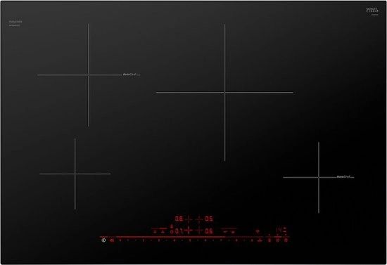 Bosch - 800 Series 30" Built-In Electric Induction Cooktop with 4 elements and Wifi, Frameless - Black – view 1