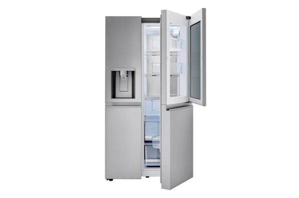 LG-27 cu.ft. Smart Side-By-Side InstaView® Door-in-Door® Refrigerator with Craft Ice™ – view 1
