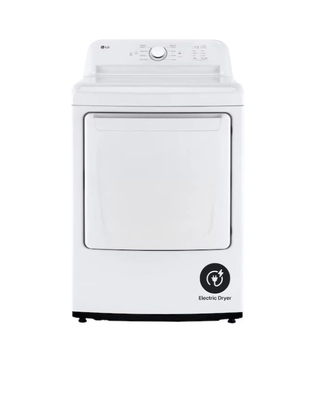 LG 7.3-cu ft Vented Electric Dryer ( White ) – view 1