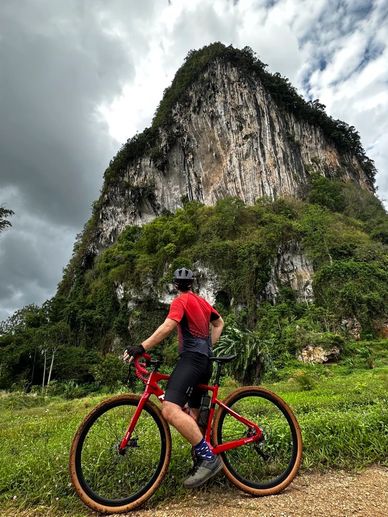 Looking up at karst in Krabi