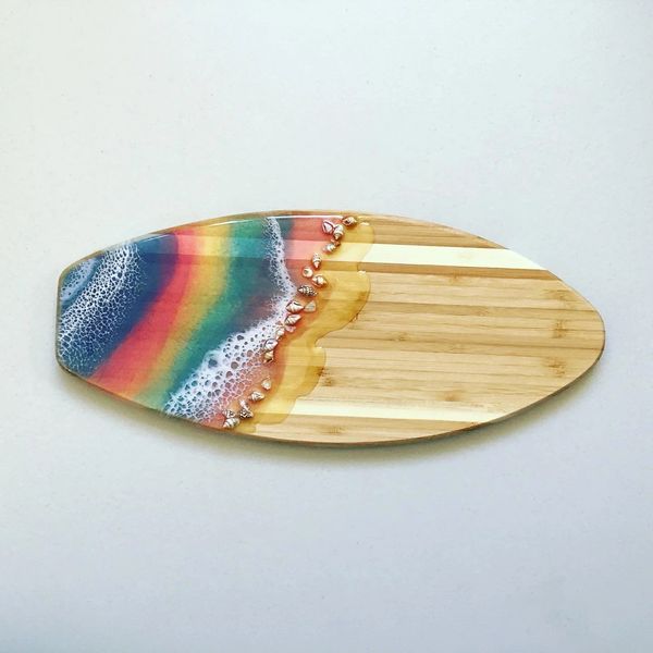 Bamboo surfboard 