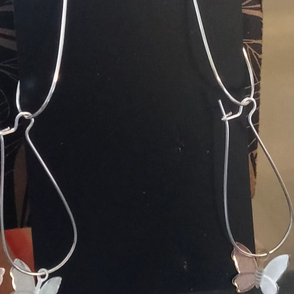 The butterfly earrings 