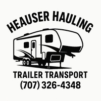 Heauser Hauling
Trailer Transport 
& 
Junk Removal
(707) 326-4348