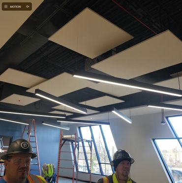 Flats acoustic canopies from Chroma Collections