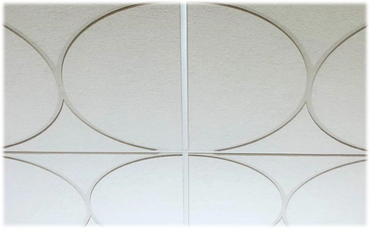 Dimensionals carved acoustic panels from Chroma Collections