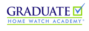 Home Watch Academy Graduate Certification Badge with a white color background