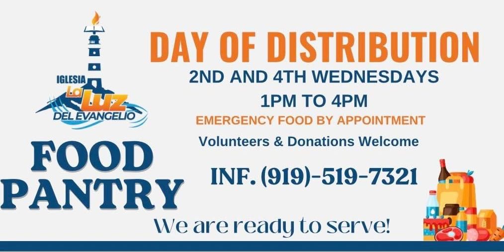 ✨ Welcome to La Luz Del Evangelio Food Pantry ✨

We warmly invite you to be part of our community th
