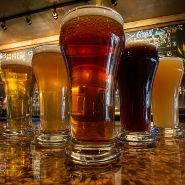 Craft beer flight