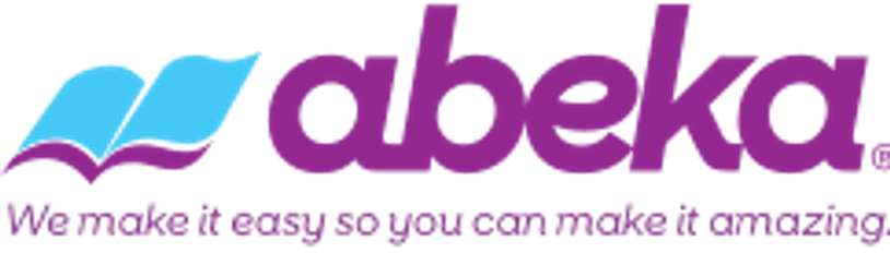 Abeka logo with tagline.