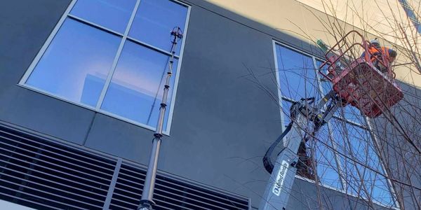 High rise window cleaning