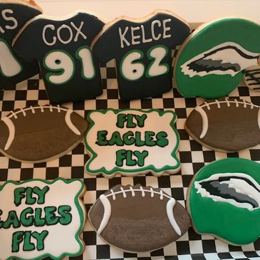 philadelphia eagles cookies