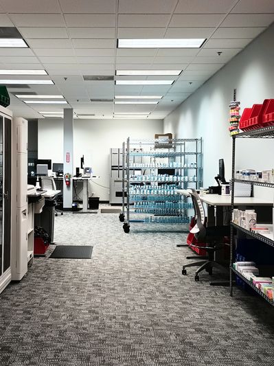 Prescription filling area