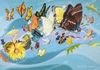 Butterfly Magic by H.L. Mason, 1990, Acrylic 20x29