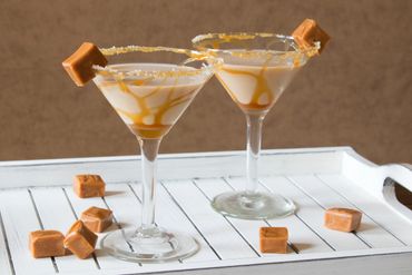 Salted Caramel Martini - Cocktail Photography by S&C Design Studios