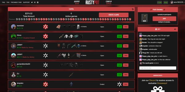 Online gaming sites