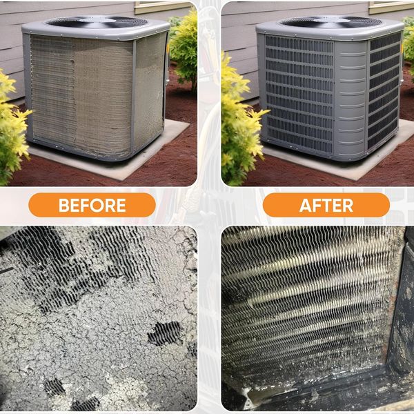 Outdoor AC condenser cleaning Service