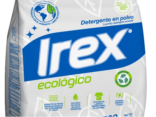 Primer detergente con empaque 100% compostable en la región