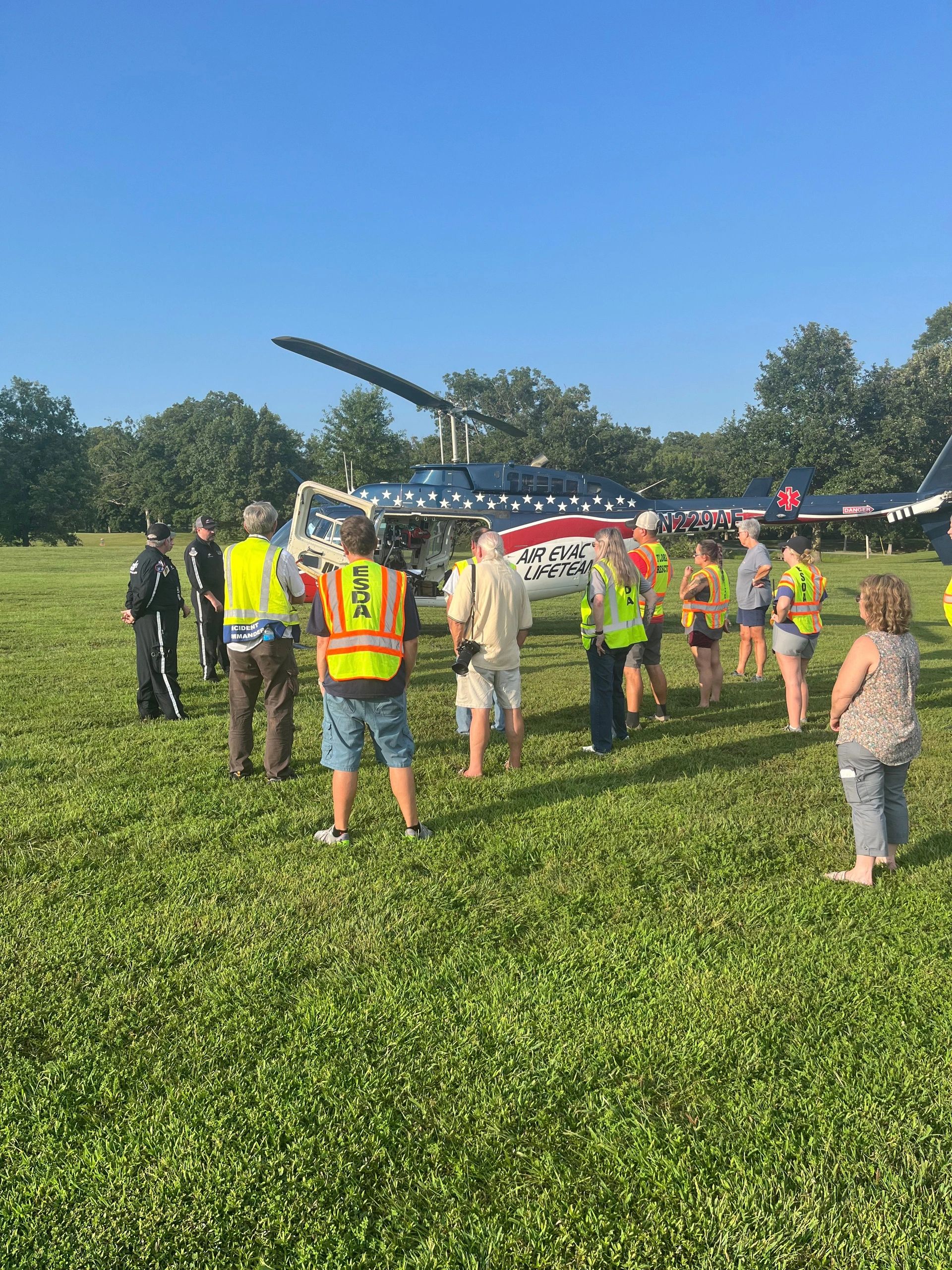 August 2025 Landing Zone Training with Air Evac