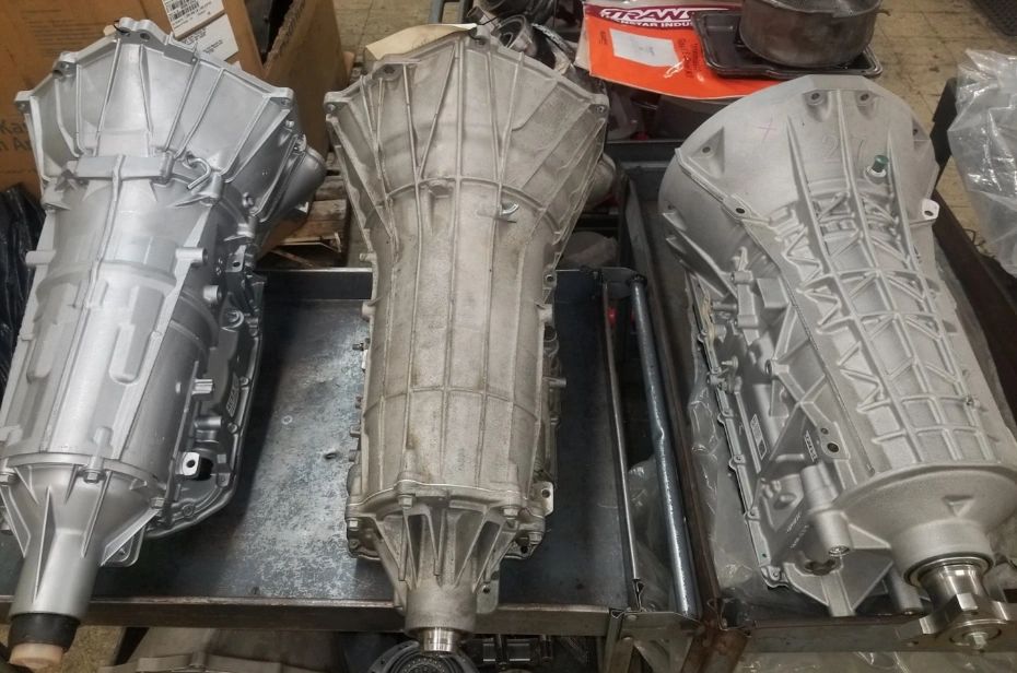 Side-by-side comparison of the 6L80, 8L90, and 10R90 automatic transmissions.