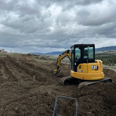 excavator working