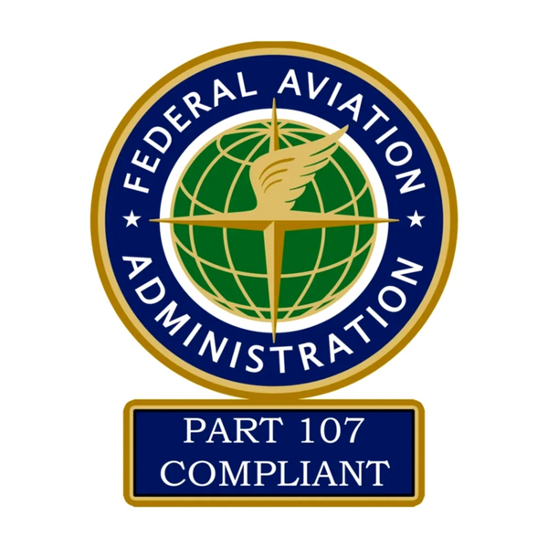 FAA logo licensed drone pilot services certified drone pilot professional aerial videography service