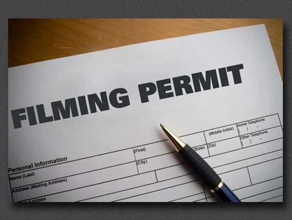 Permits for Film and photography services Film production 