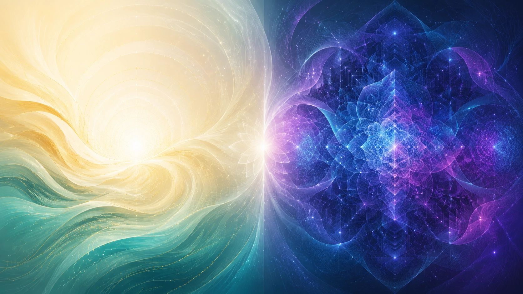 Abstract illustration comparing 5-MeO-DMT and DMT