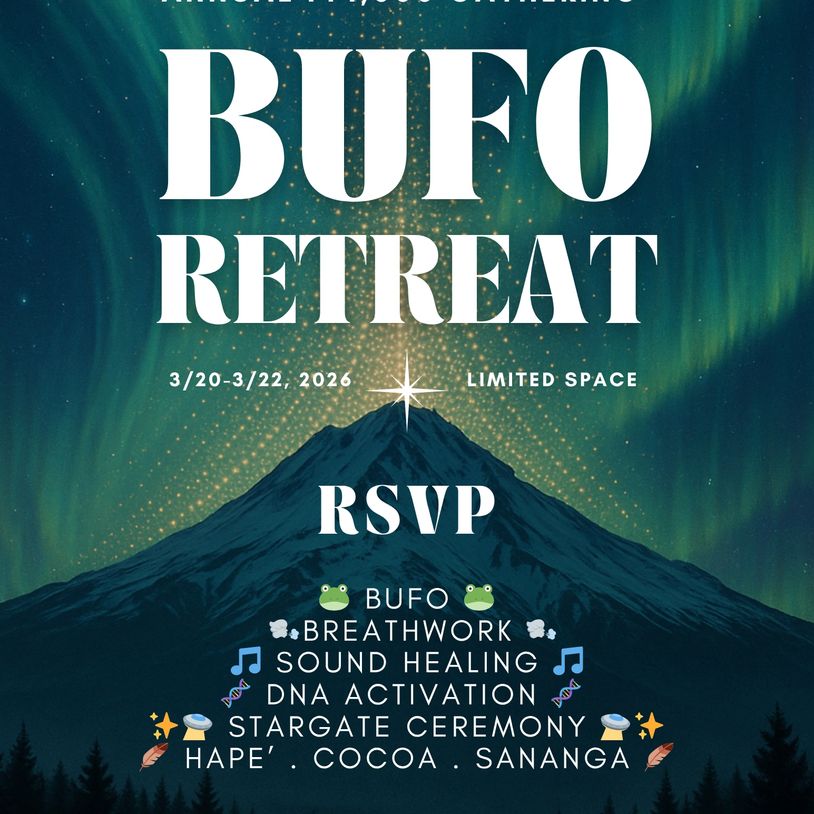 Bufo retreat in Mt. Shasta, CA spring equinox 2026