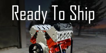A powerful engine ready for shipment with 'Ready To Ship' text overlay.