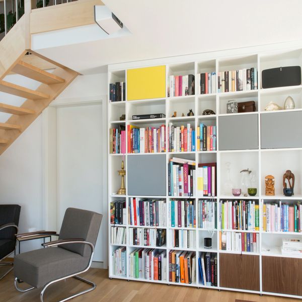 Living room with bookcase