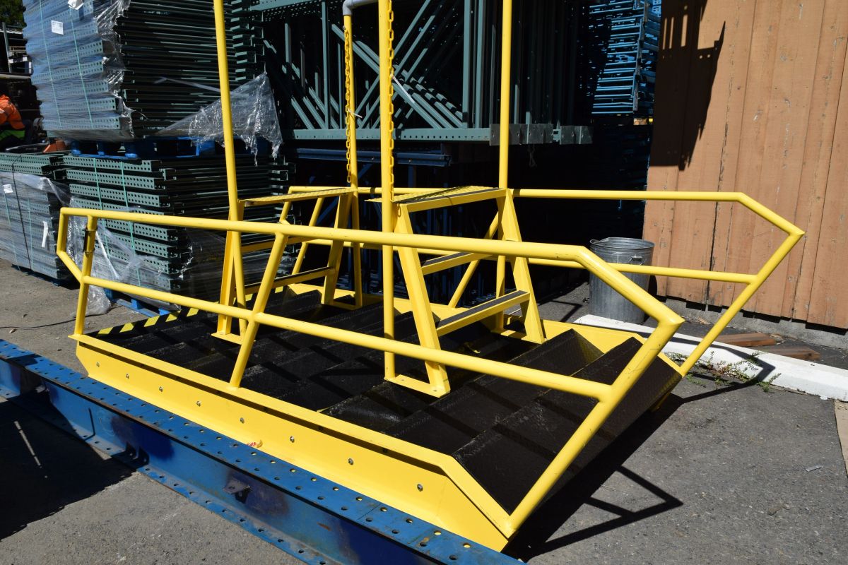 Steel Stair Crossover/walkover Bridge