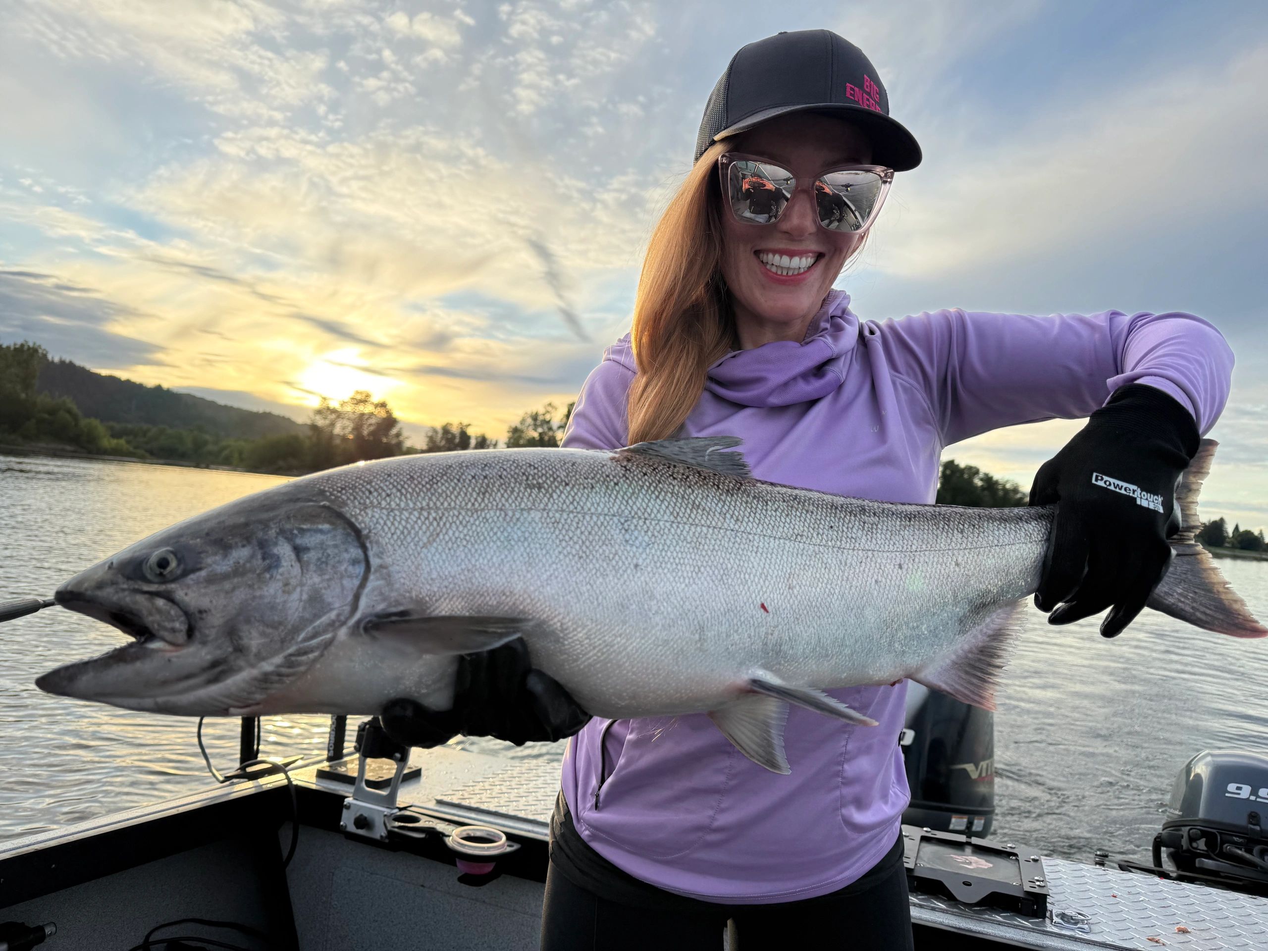 Amazing chinook from the Willamette River in Portland Oregon.