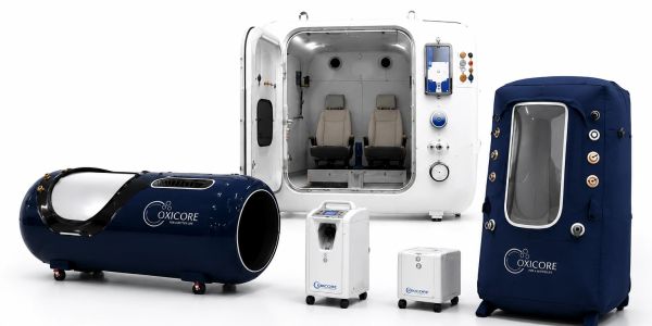 Various advanced oxygen therapy devices by Oxicore.
