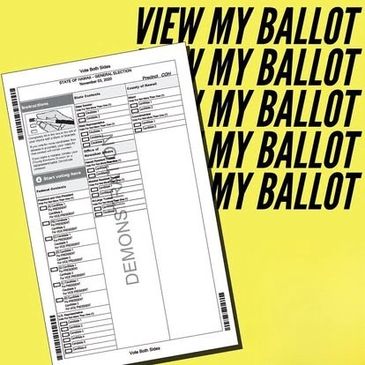 View My Ballot, Sample Ballot.