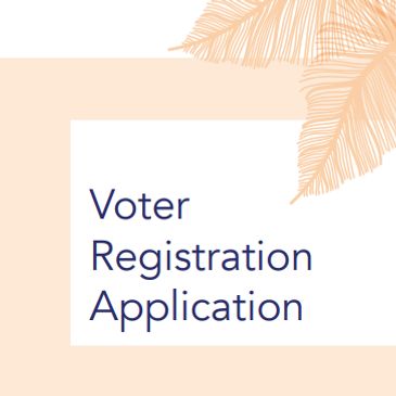 Voter Registration Application in English