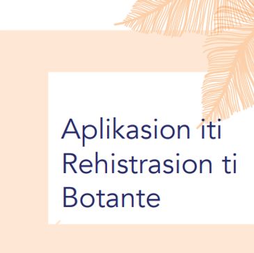 Voter Registration Application in Ilocano
(Aplikasion iti Rehistrasion ti Botante)