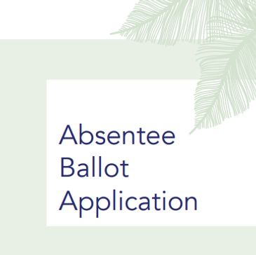 Absentee Ballot Application form in English