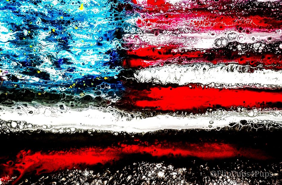 First Acrylic Pour.. 