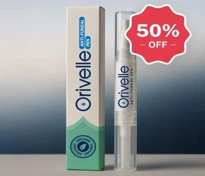Orivelle anti-fungal pen with 50% off promotion.