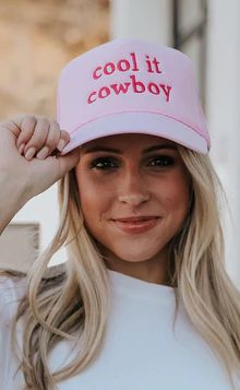 friday + saturday: birthplace of the cowboy trucker hat