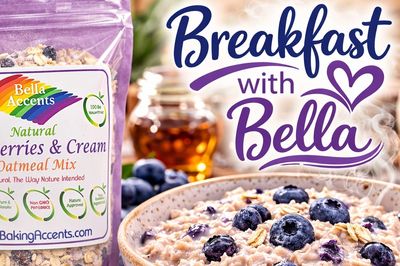 Bella Accents Blueberries & Cream oatmeal mix - Breakfast with Bella Oatmeal Mix Collection