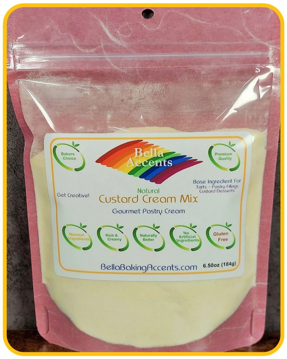 Natural Custard Cream Mix - Homemade Baking Mixes