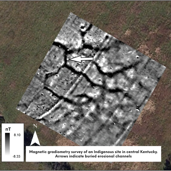 Magnetic gradiometry survey - Archaeospatial Analytics